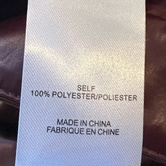 NWT- Tibi burgundy Liquid Drape ankle zip Pant Size 12 - Picture 13 of 15